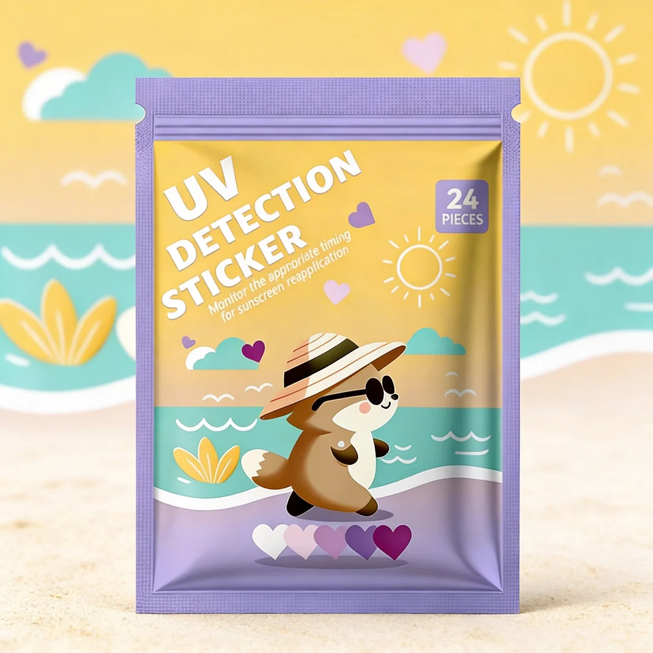 24 UV Detection Stickers