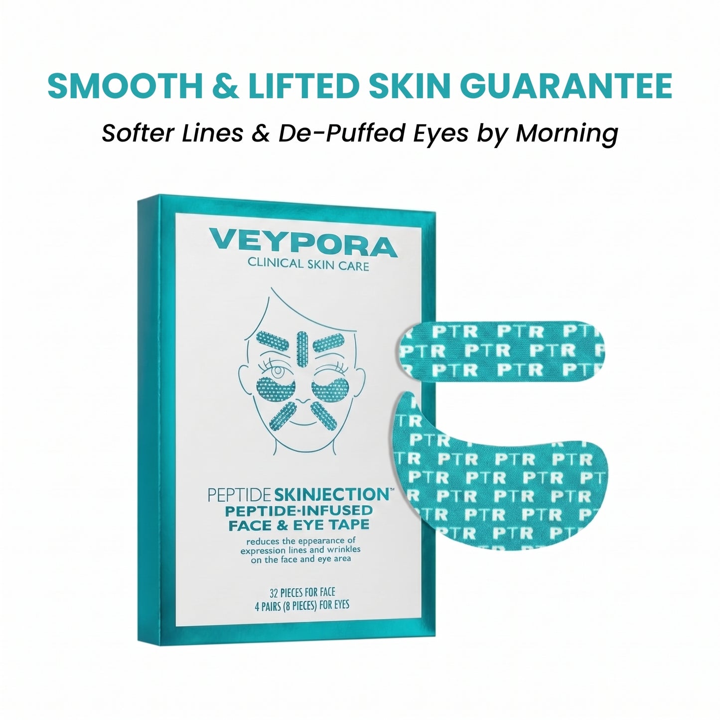 Veypora™ Peptide-Infused Face & Eye Tape