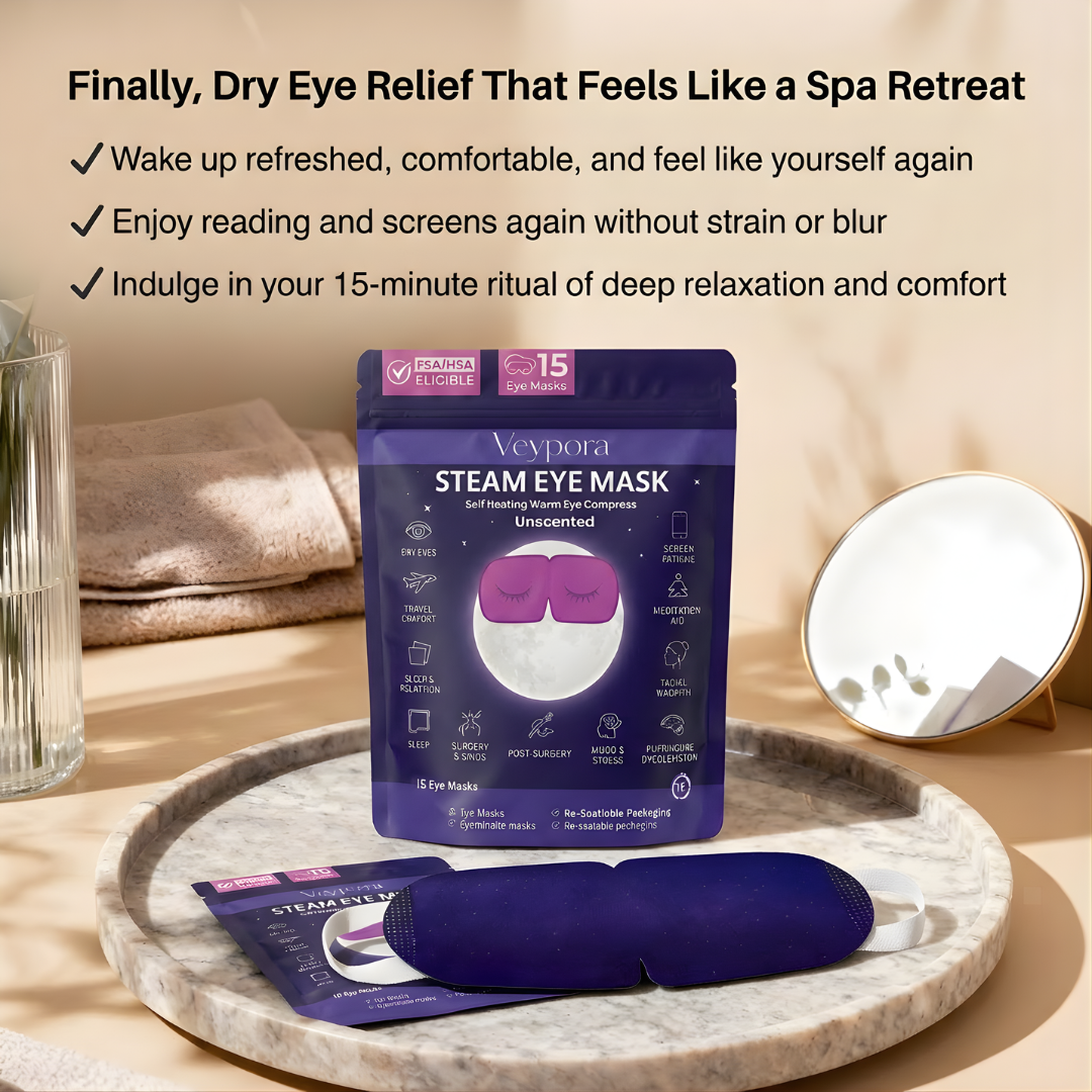 Veypora Steam Eye Masks (15 Pack)