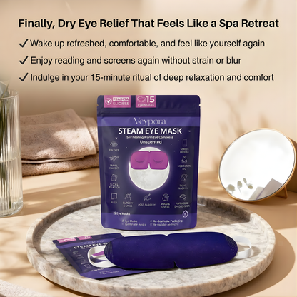 Veypora Steam Eye Masks (15 Pack)