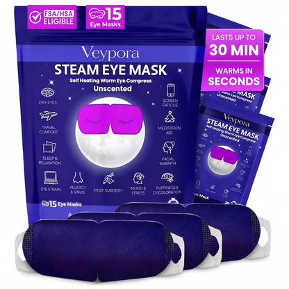 Veypora Steam Eye Masks (15 Pack)